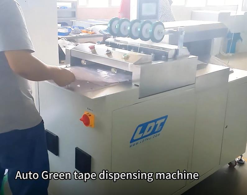 Auto Green tape dispensing machine 